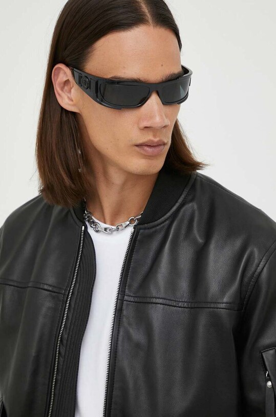 PS Paul Smith kurtka bomber skórzana M2R.372YL.L21450 czarny