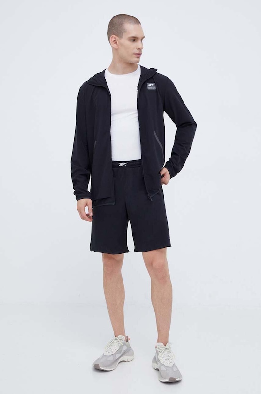 Куртка для тренувань Reebok Performance Certified Vector з капюшоном чорний 100063398