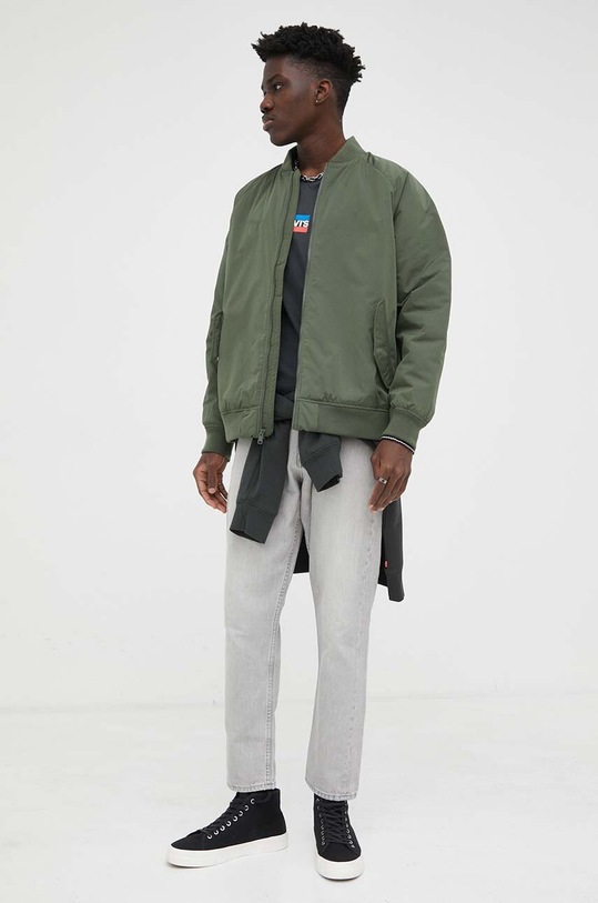Levi's giacca bomber A4418.0001 verde AW23