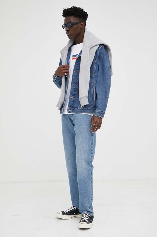 Levi's giacca di jeans A4820.0000 blu navy AW23