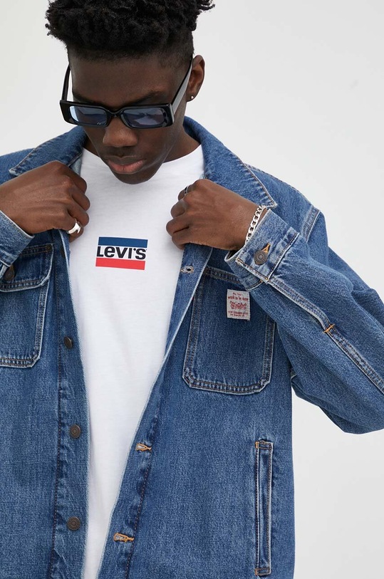 Levi's giacca di jeans blu navy A4820.0000