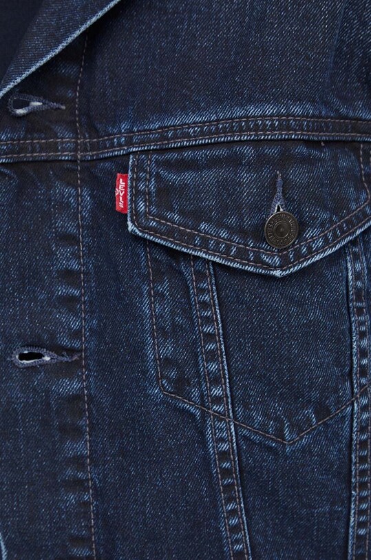 Levi's kurtka jeansowa A6138.0000 granatowy