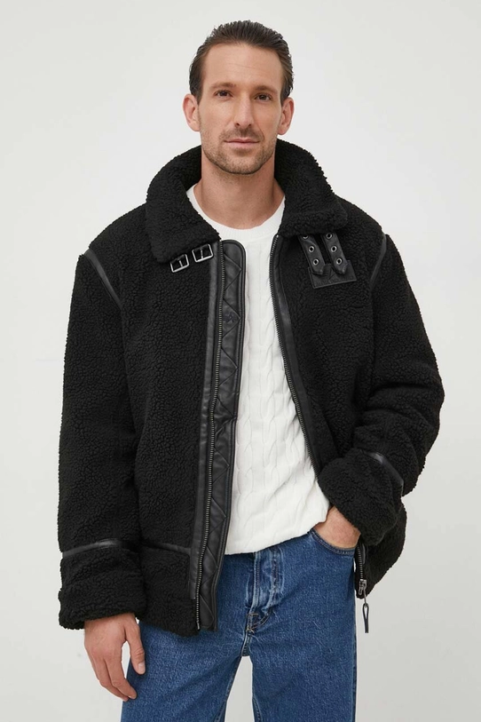 Alpha Industries geaca B3 Teddy 118118.03 negru AW23