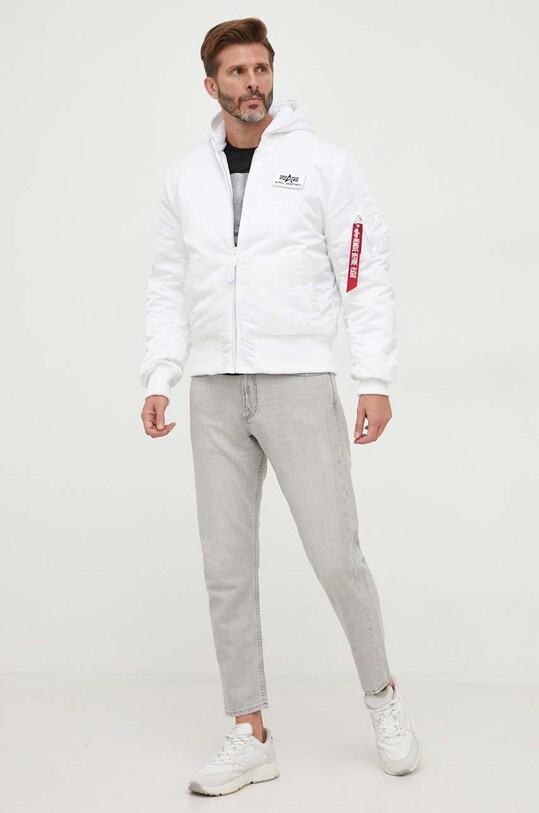 Alpha Industries geaca bomber MA-1 ZH Back Print 128113.92 alb AW24