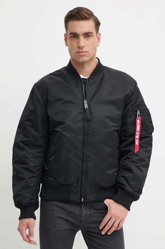 Odzież Alpha Industries kurtka bomber MA-1 Dragon EMB 138103.03 czarny