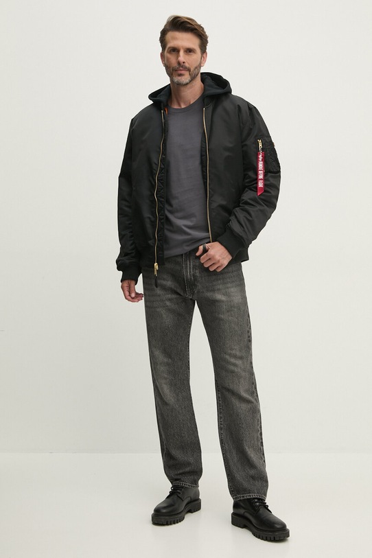 Alpha Industries kurtka bomber MA-1 ZH Back EMB 138105.697 czarny AW24