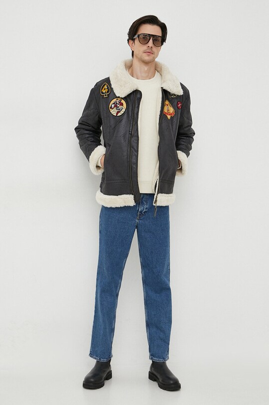Bunda Alpha Industries B3 FL Custom 138120.03 čierna AW23