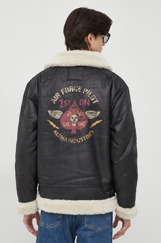 Ruházat Alpha Industries rövid kabát B3 FL Custom 138120.03 fekete