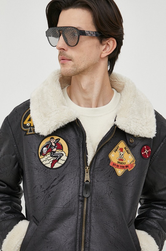 Alpha Industries rövid kabát B3 FL Custom fekete 138120.03