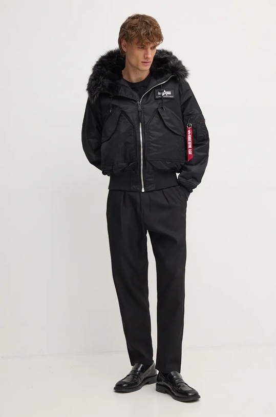 Jakna Alpha Industries 45P Hooded 144103.03 crna AW24