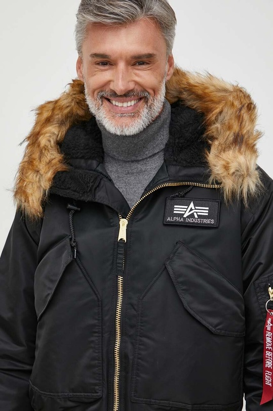 Alpha Industries kurtka 45P Hooded 144103.03 czarny