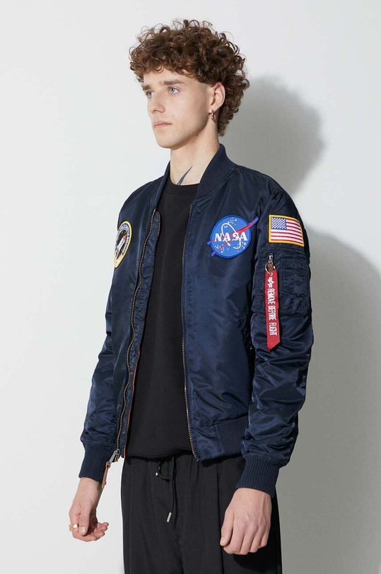 Bomber bunda Alpha Industries MA-1 VF NASA námořnická modř 166107.07