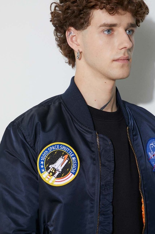 Bomber bunda Alpha Industries MA-1 VF NASA 166107.07 námořnická modř