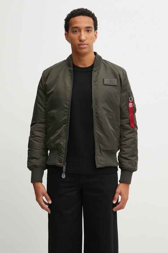 Яке бомбър Alpha Industries MA-1 D-Tec зелен 183110.413
