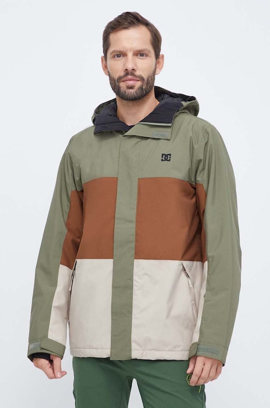 Bunda DC Defy zimní sporty zelená ADYTJ03063
