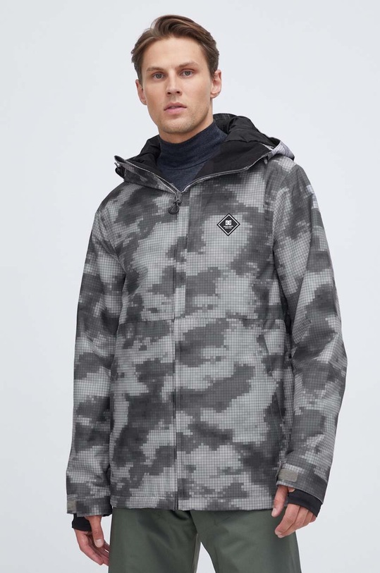 Μπουφάν DC Basis Print χειμερινά σπόρ μπεζ ADYTJ03064