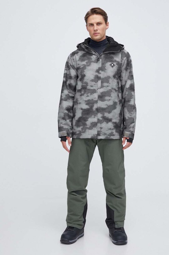 Μπουφάν DC Basis Print ADYTJ03064 μπεζ AW23
