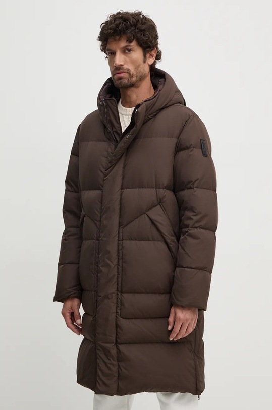 Péřová bunda Bomboogie hnědá CM8171TDP3