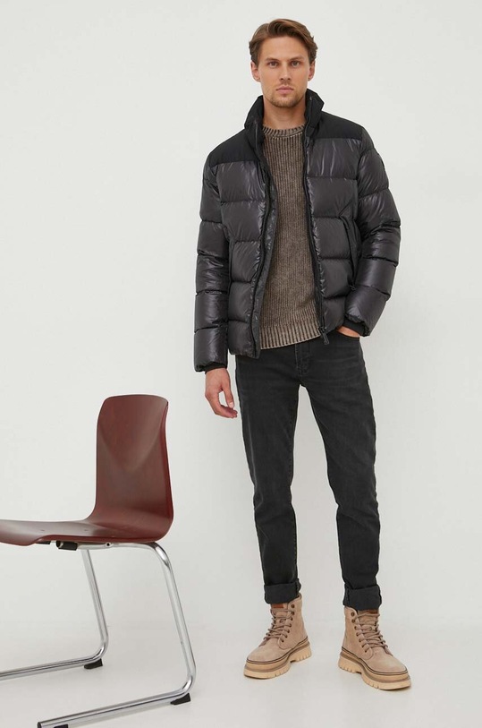 Μπουφάν με επένδυση από πούπουλα Bomboogie JM8172TNA3 μαύρο ZW23