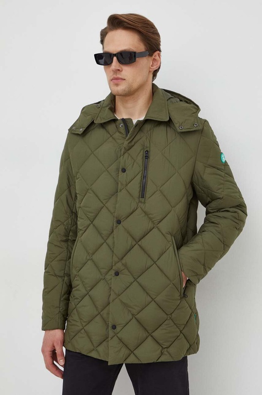 Save The Duck rövid kabát enyhén szigetelt zöld D40804M.RECY17