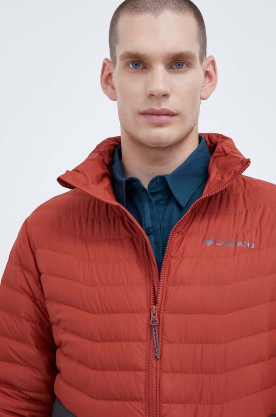 Columbia kurtka puchowa bordowy 2050745