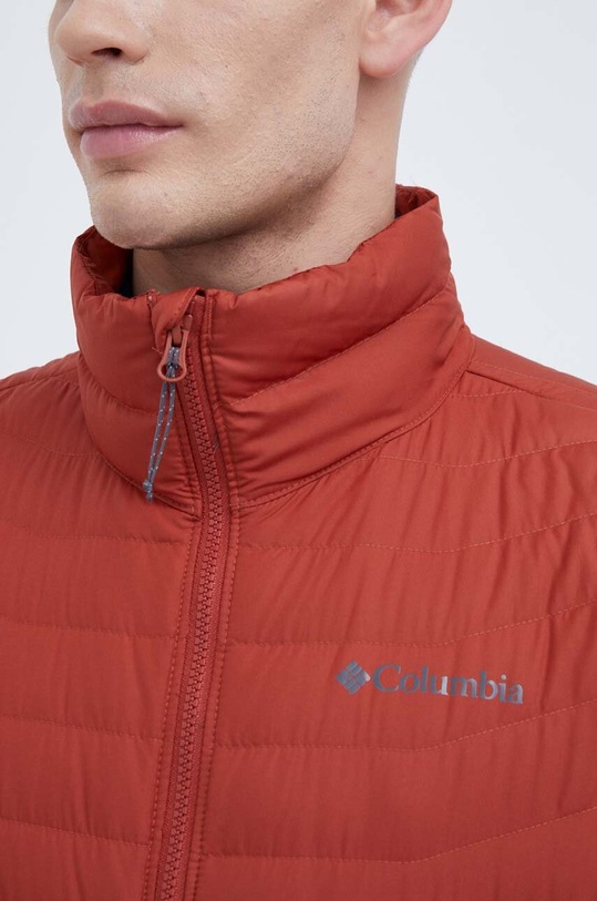 Columbia kurtka puchowa 2050745 bordowy