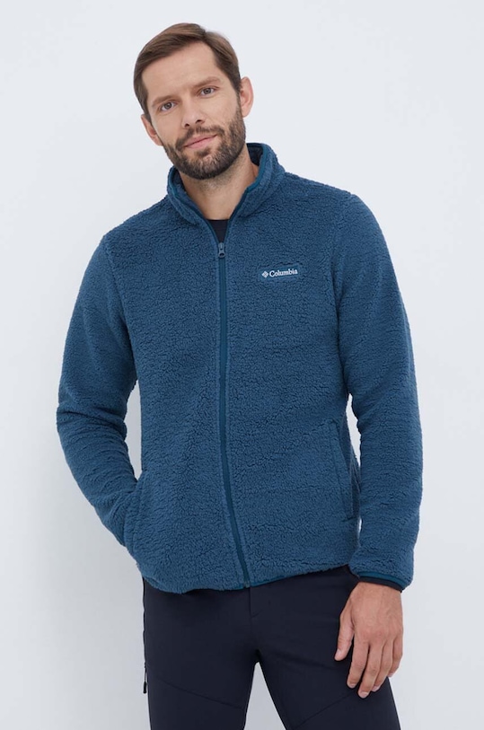 Суичър Columbia без качулка тюркоазен 2059183