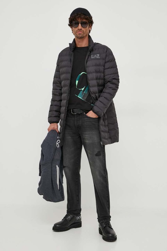 Пухова куртка EA7 Emporio Armani 6RPK12.PN5ZZ чорний AW23