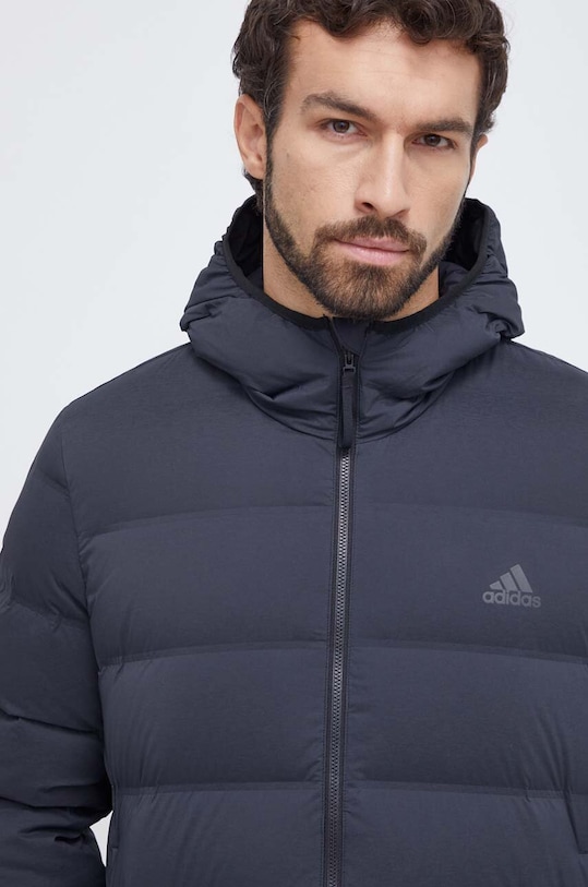 Páperová bunda adidas čierna IK3174