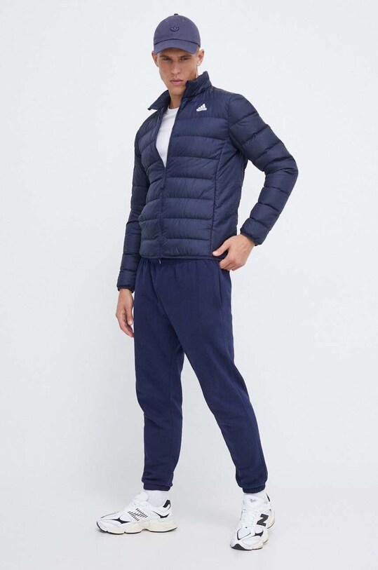 Пуховая куртка adidas IK3218 тёмно-синий AW23