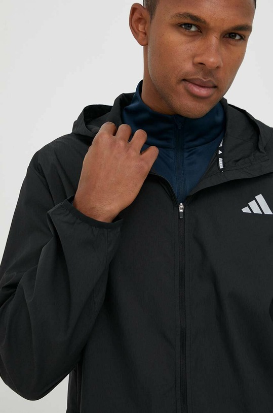 adidas Performance kabát futáshoz Run It nem bélelt fekete IL2286