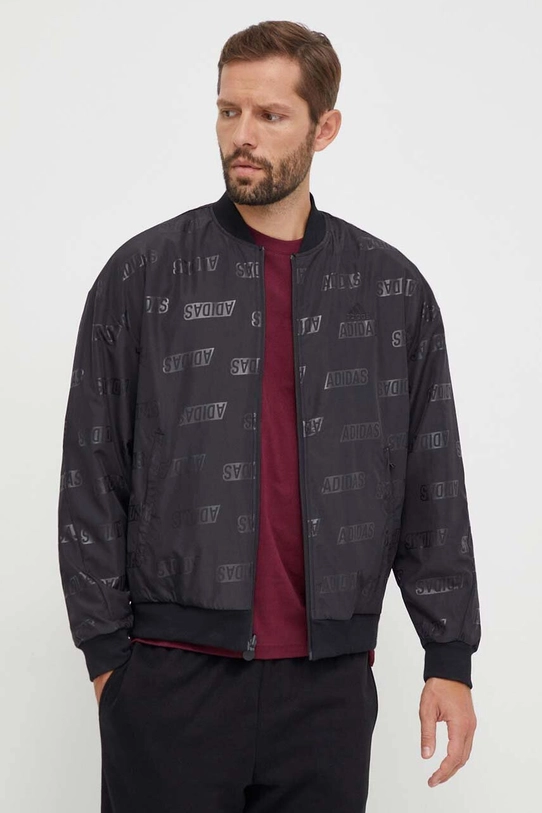 adidas kurtka bomber dwustronna IJ6424 czarny AW23