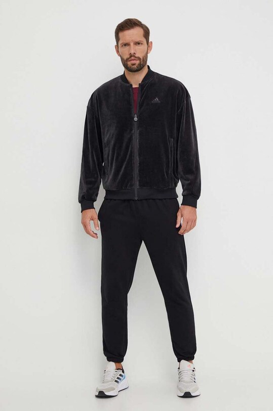 Oblečenie Obojstranná bunda bomber adidas IJ6424 čierna