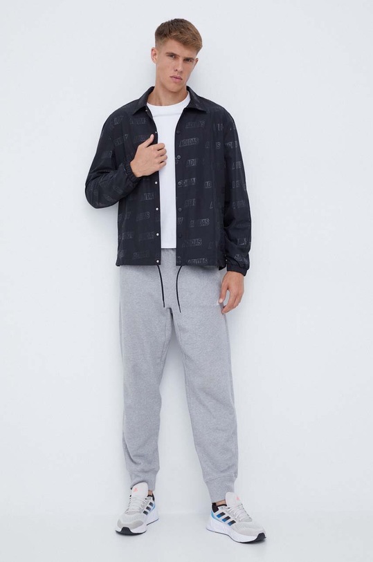 Μπουφάν adidas IJ6434 μαύρο AW23