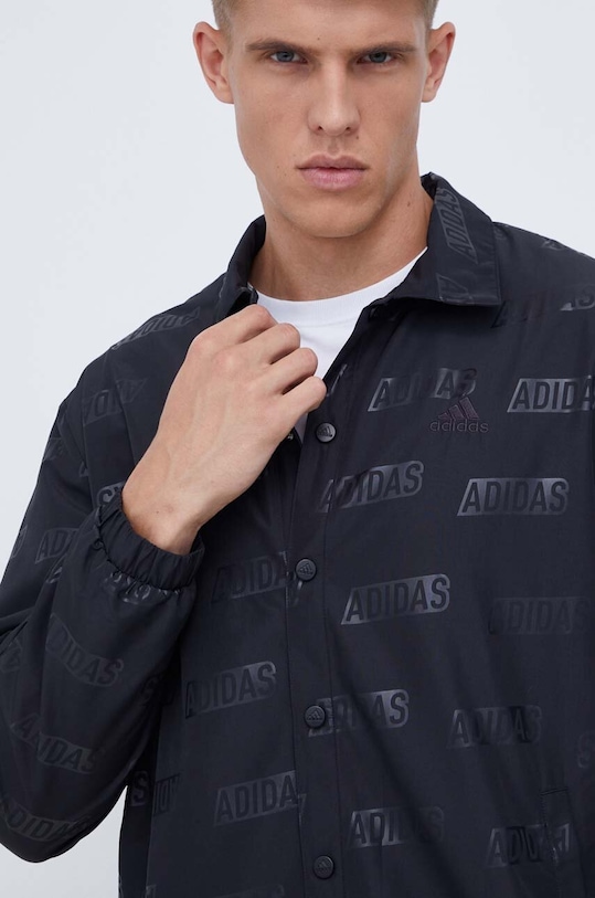 Μπουφάν adidas μαύρο IJ6434