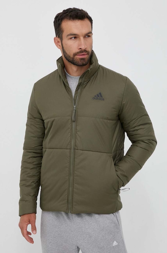 adidas kurtka BSC bez kaptura zielony HT8710