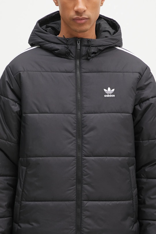Bunda adidas Originals Adicolor Long černá HZ0684
