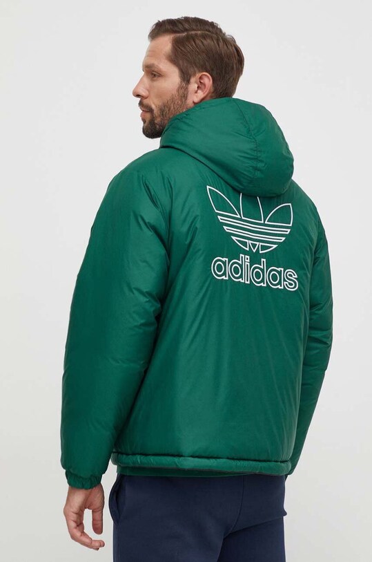 Двусторонняя куртка adidas Originals с утеплением чёрный HZ0690