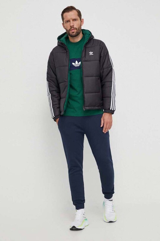 Одежда Двусторонняя куртка adidas Originals HZ0690 чёрный