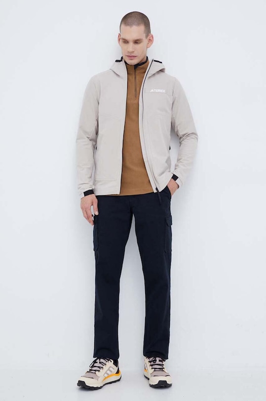 Μπουφάν adidas TERREX Multi Softshell HZ4423 μπεζ AW23