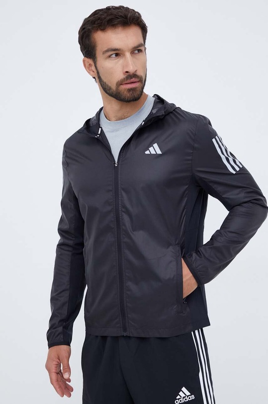 adidas Performance wiatrówka Own the Run pozostałe czarny HZ4523