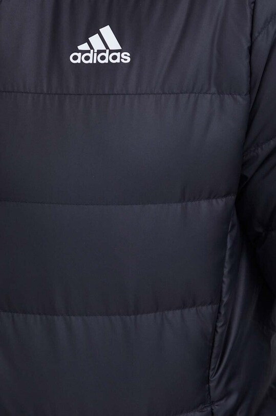 Μπουφάν με επένδυση από πούπουλα adidas Essentials HZ5723 μαύρο