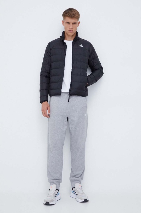 Páperová bunda adidas HZ5730 čierna AW24