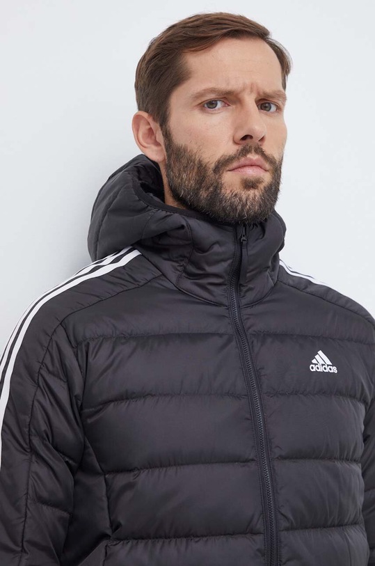Пухова куртка adidas чорний HZ8522