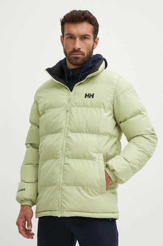 Dvostrana jakna Helly Hansen YU 23 REVERSIBLE PUFFER Planet friendly zelena 54060