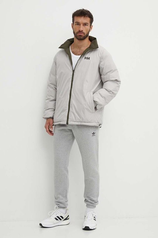 Ρούχα Μπουφάν δυο όψεων Helly Hansen YU 23 REVERSIBLE PUFFER 54060 πράσινο