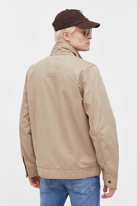 Ρούχα Βαμβακερό σακάκι Hollister Co. KI332.3030.420 μπεζ