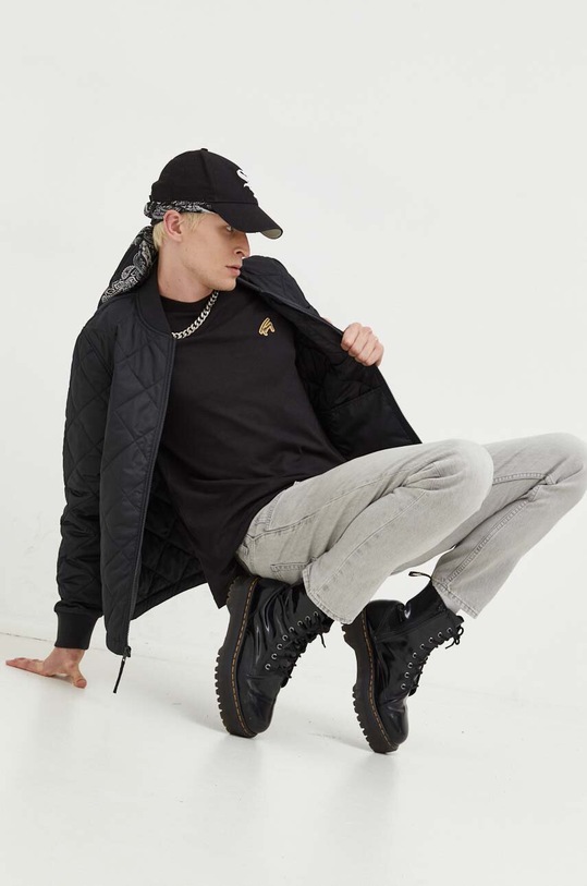 Hollister Co. kurtka KI332.3042.900 czarny AW23