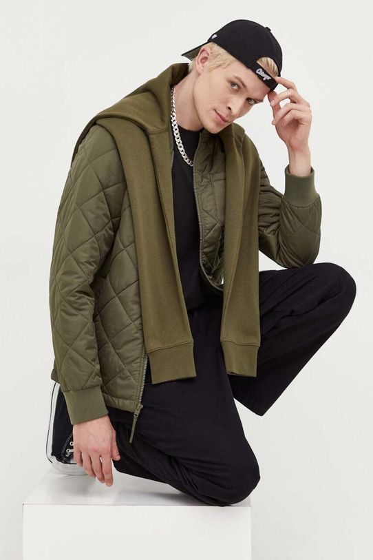 Hollister Co. geaca necaptusit verde KI332.3047.330