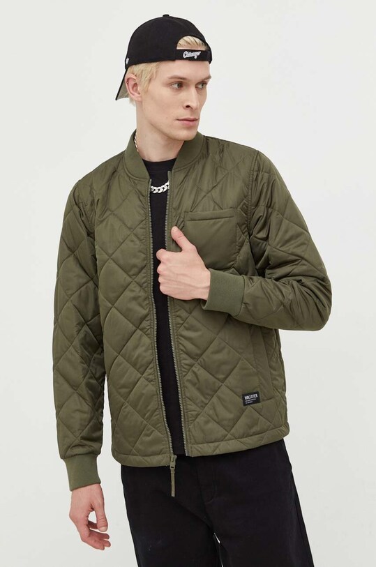 Hollister Co. geaca KI332.3047.330 verde AW23